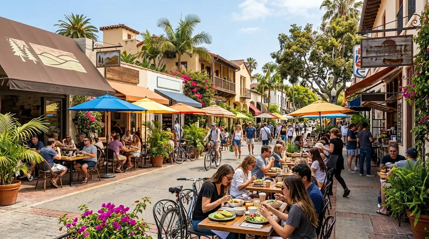 California Food and Café Districts